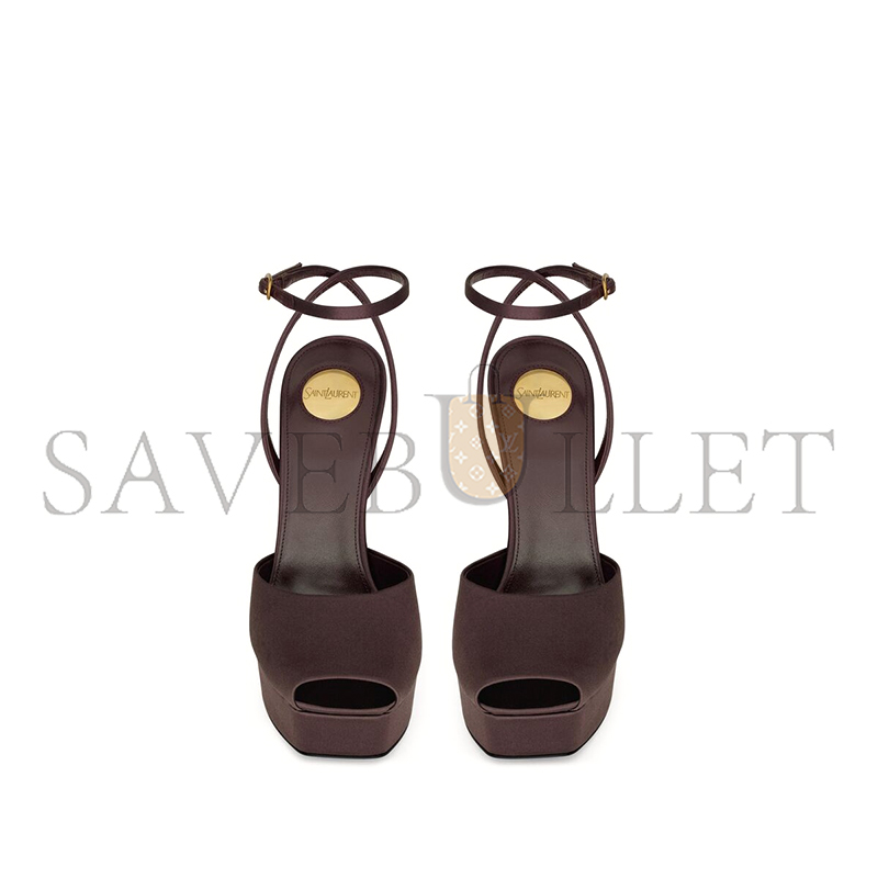 Y*L la scandale platform sandals in satin crepe 8060709qnao6027